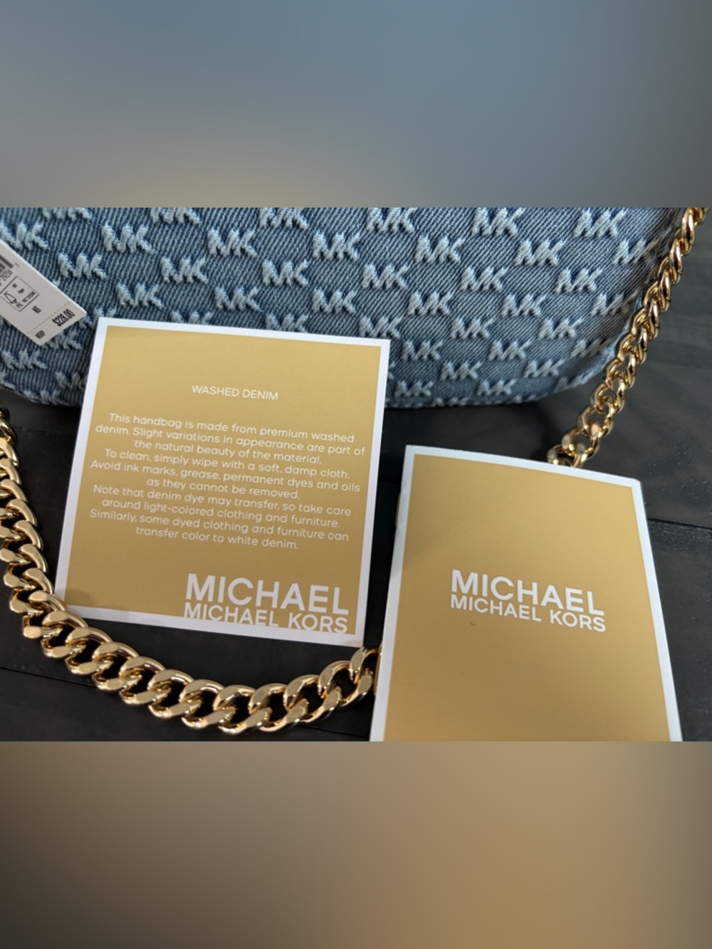 Michael Kors Chain Pouchette Shoulder Bag - Picture 9 of 12